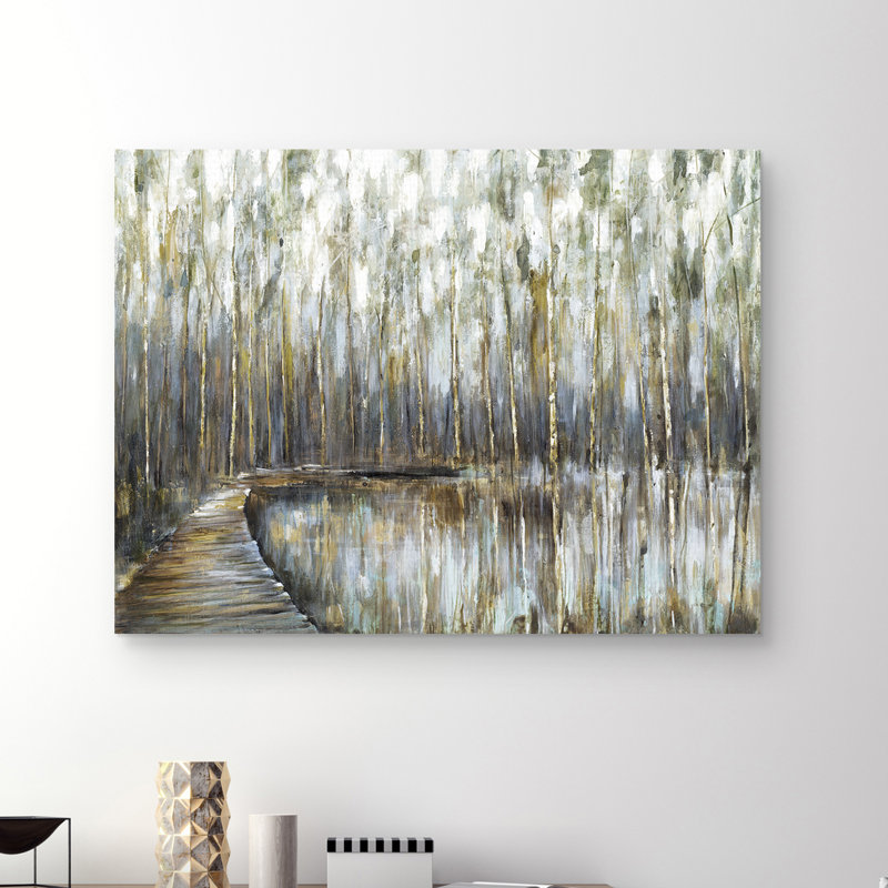 Boardwalk by Sandy Doonan Canvas Art Print, 30" H x 40" W x 1.5" D, Gray