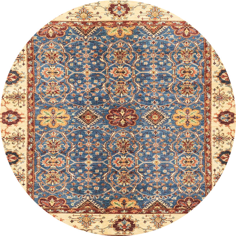 Tapis abstrait moderne 3535, Rond 6 pi