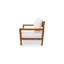 Chaise d'appoint d'extérieur Bronson Naturel