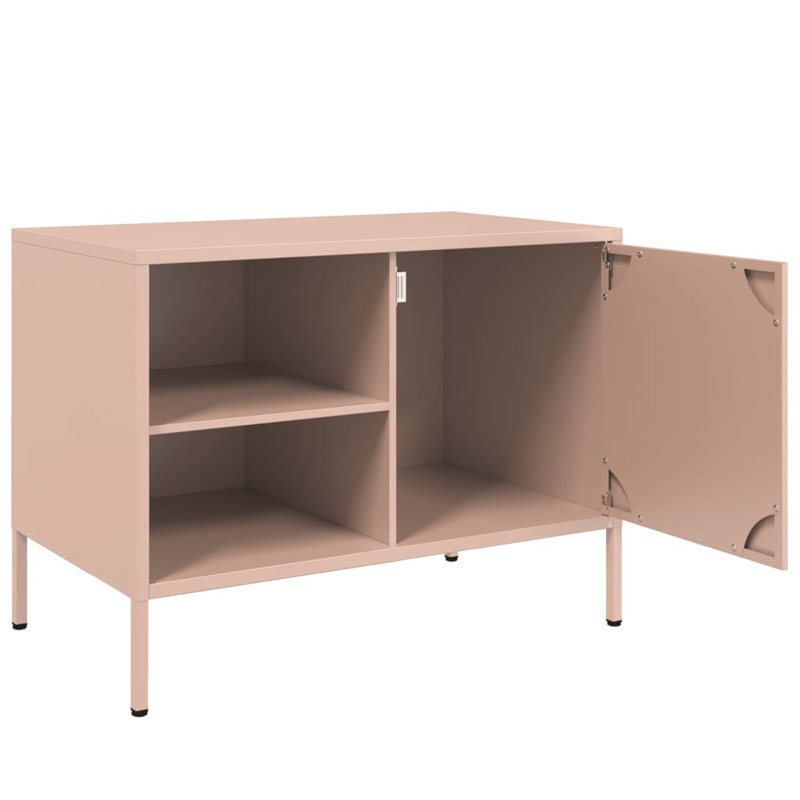 Anjelique Unfinished TV Stand for TVs up to 24", PInk