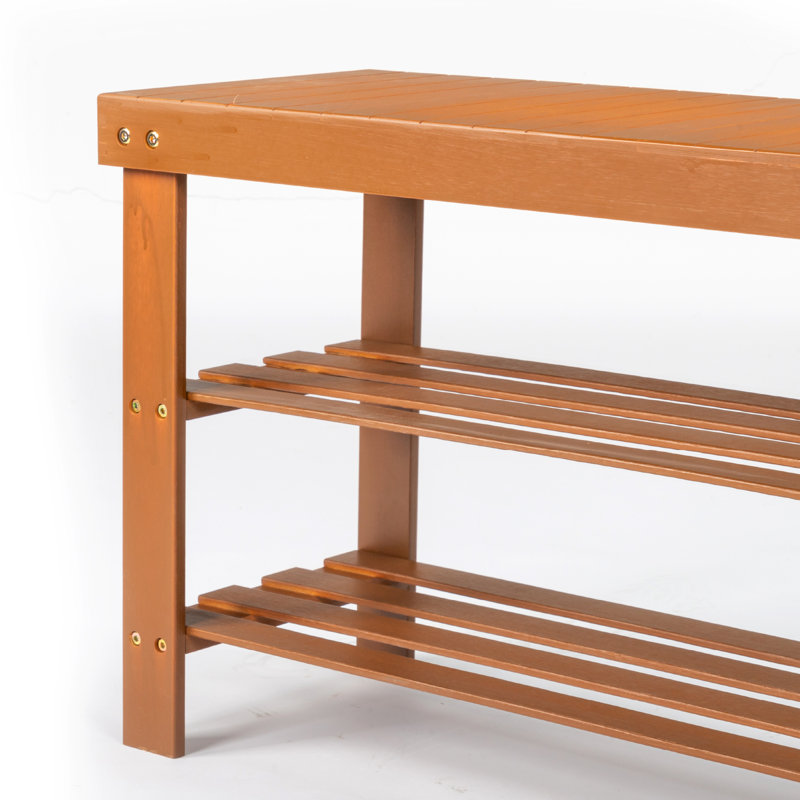 Banc de rangement Babb, Walnut