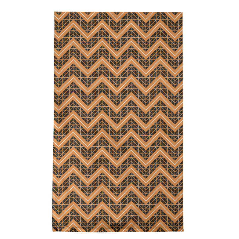 Stephenie Tea Towel Kitchen Towel, Yellow/Brown/White, Poly Twill