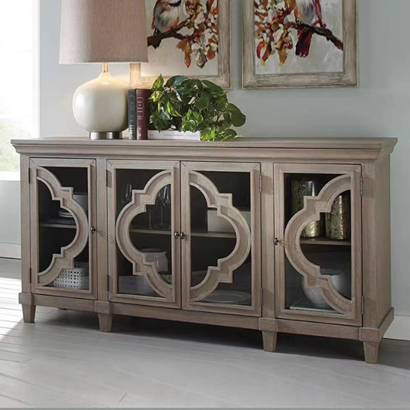 Buffet American Retro, H 33,46 po x l 70,87 po x P 17,72 po