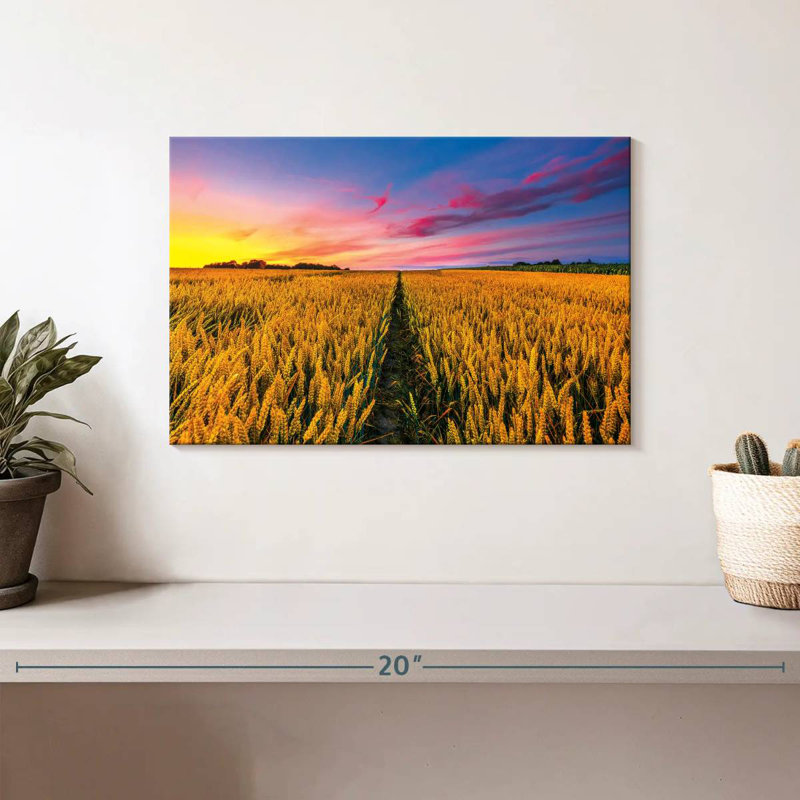 Harnek Wheat Field Path, 8" H x 12" W