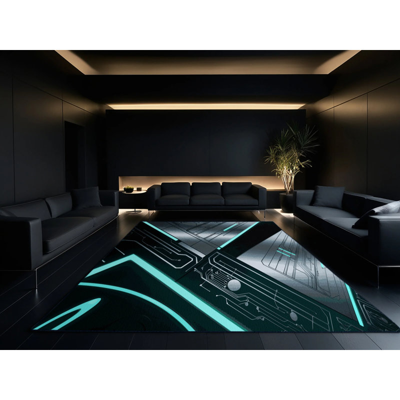 Polaris Orbit Rug, Round 6'