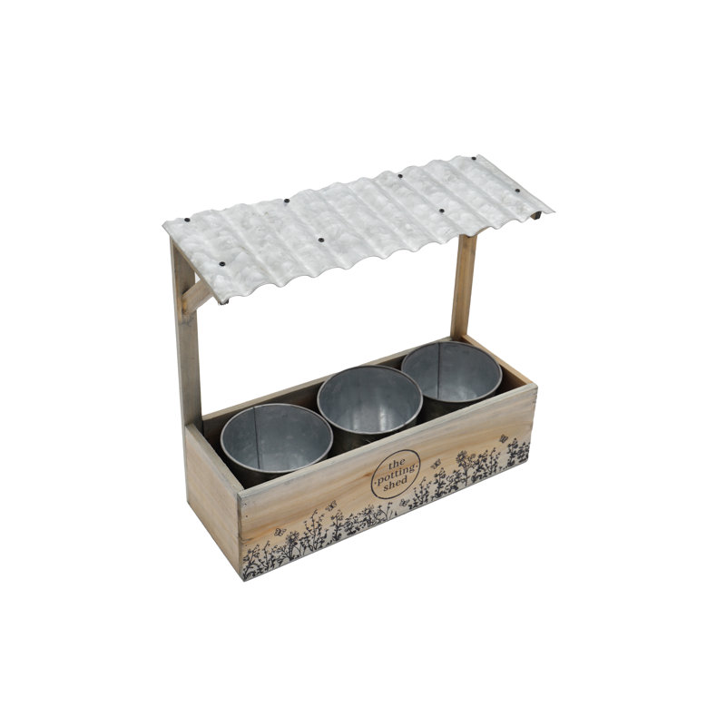 Altadena Wood Pot Planter