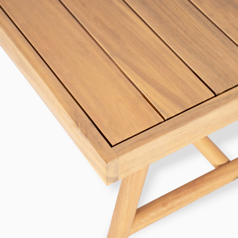 Patio Acacia Wood Rectangle Coffee Table, Teak