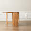 Table de salle à manger extensible Rock Slab Top Table de salle à manger extensible pour 4 à 6 personnes