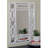 29.5" Framed Geometric Openwork Rectangular Wall Mirror-1861300992