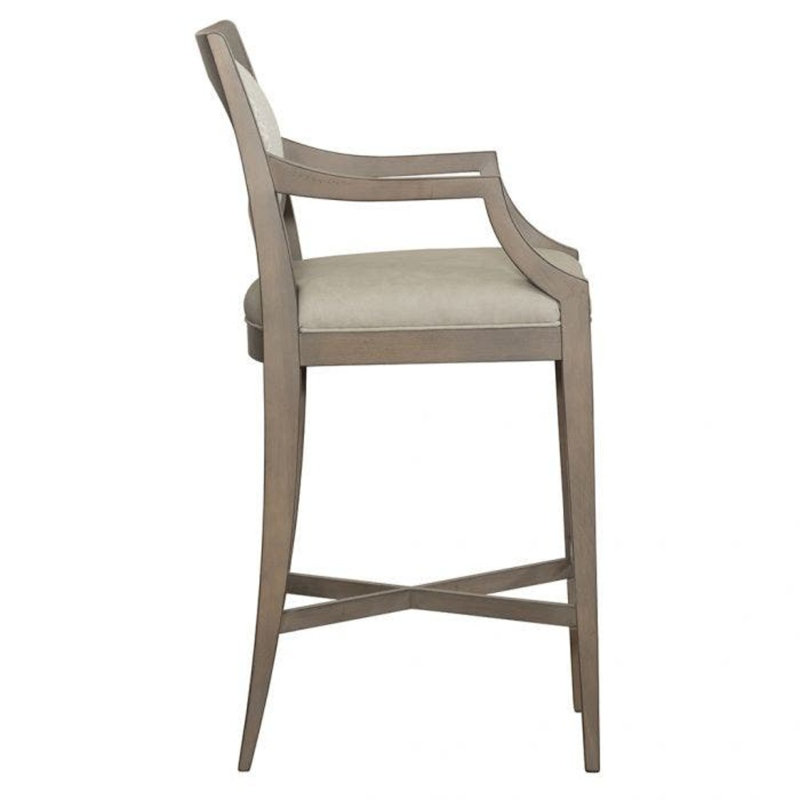 Tabouret de bar 30,5 po Rocco, Espresso, Sable 9508