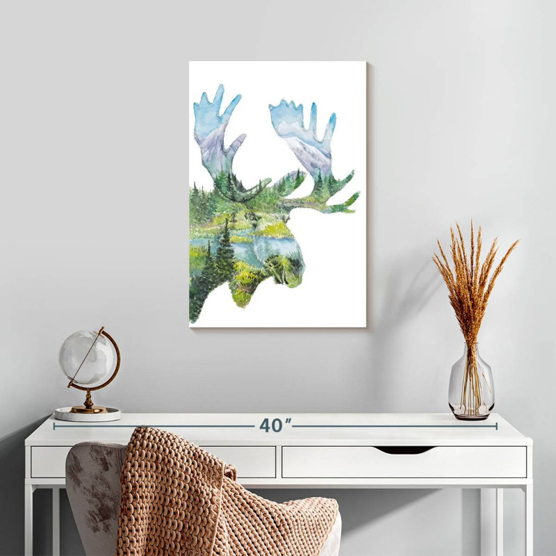 Brampt Nature Moose, 24" H x 16" W