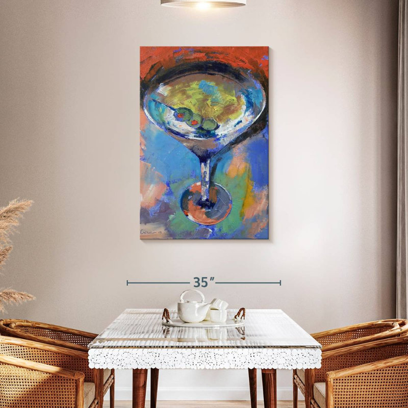 Yarlin Bar Martini, 45" H x 30" W