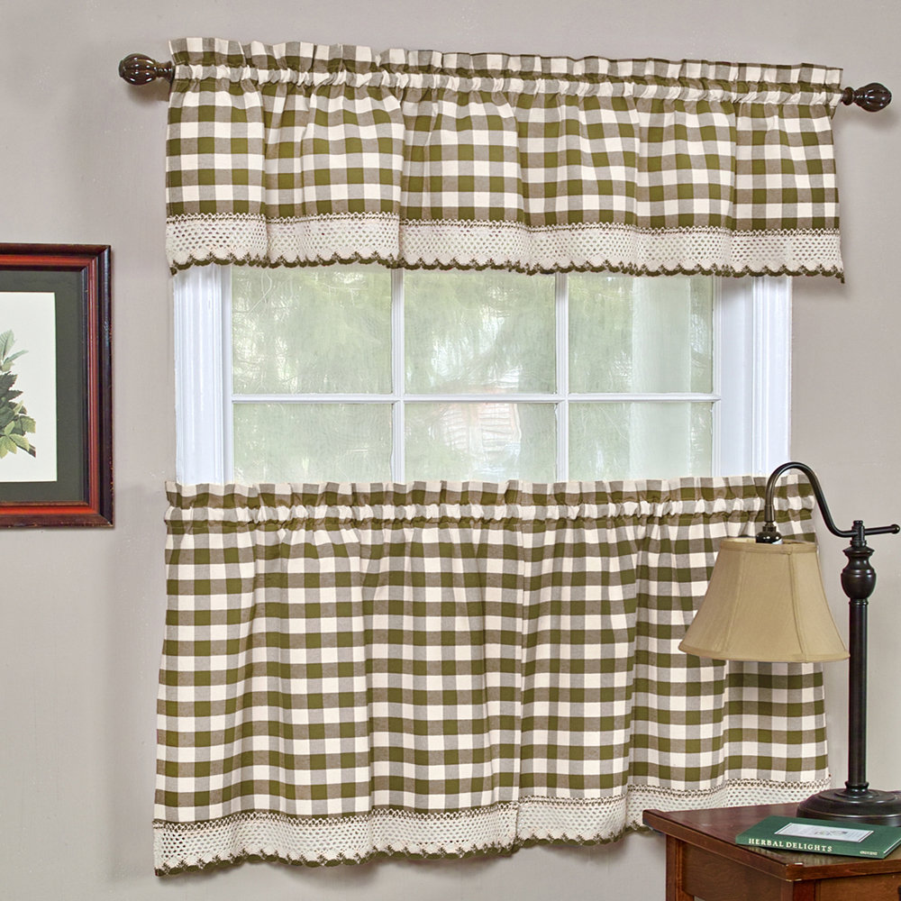 Tejeda Plaid Tailored Window Valance Laurel Foundry Modern Farmhouse®
