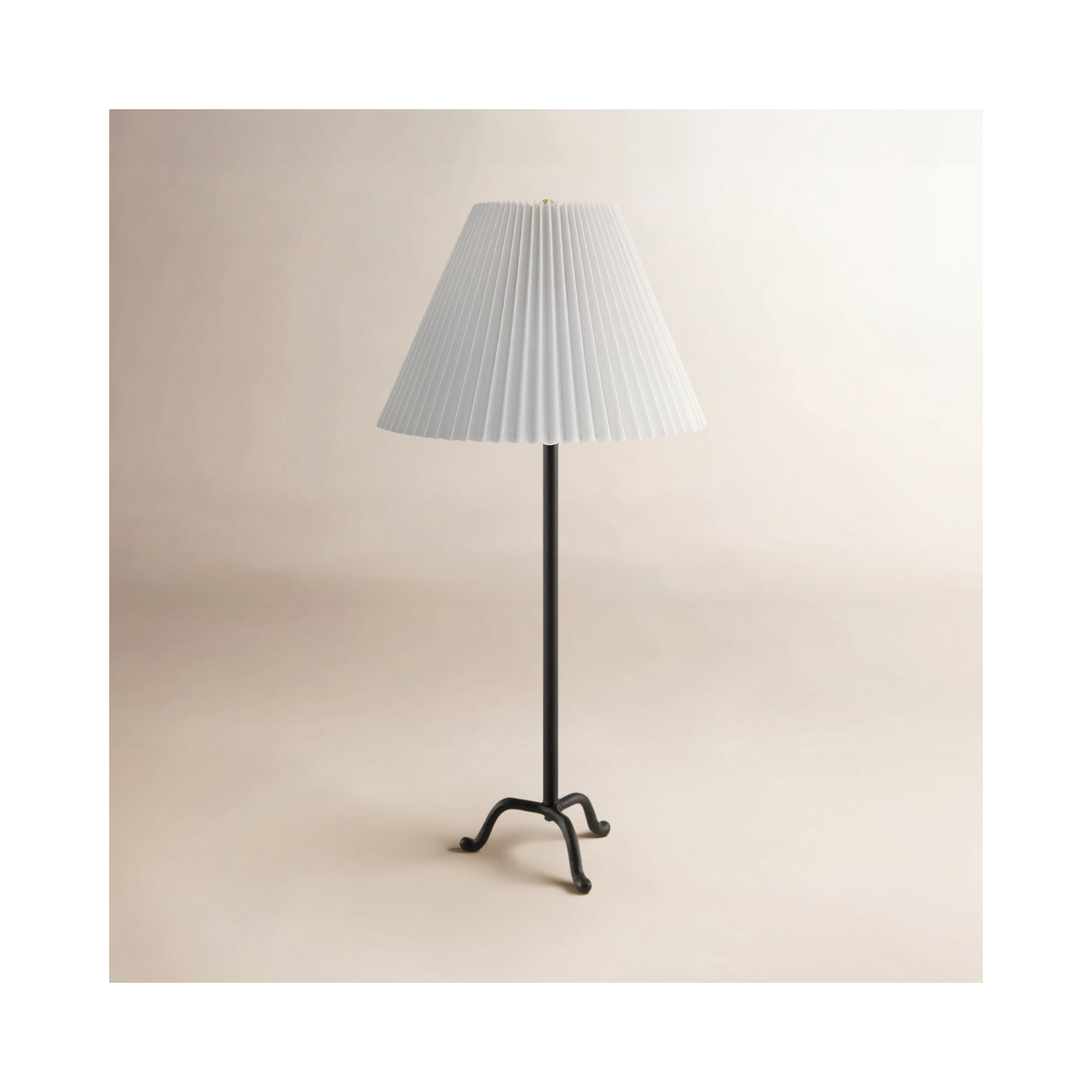 Dani Table Lamp, White, 28.25"H x 14"W x 14"D