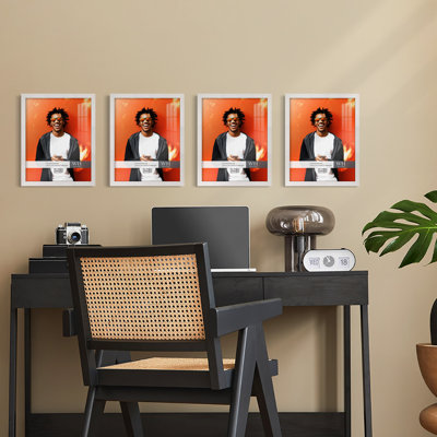 Cadre photo en bois mat