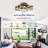22.6" Caged Flush Mount Ceiling Fans 