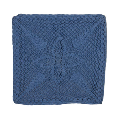 Akrati Blue Square Cushion