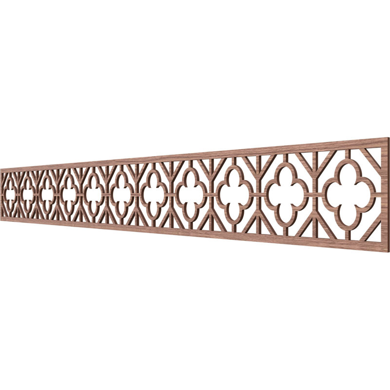 Moulure Hazelton, Noyer, H 6 po x l 46,5 po x P 0,25 po