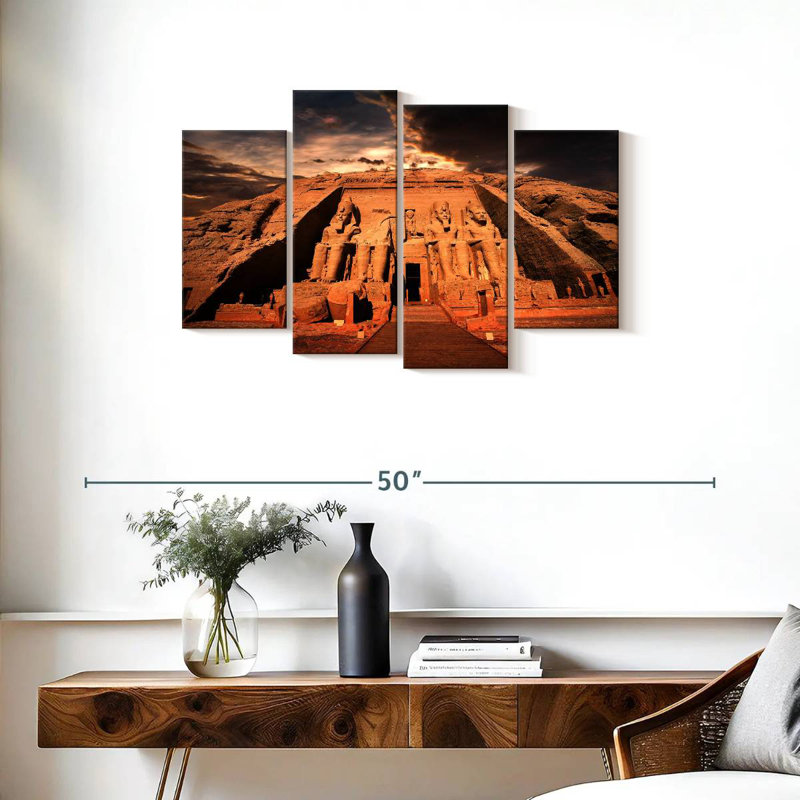 Adella Abu Simbel Temples, 22" H x 36" W