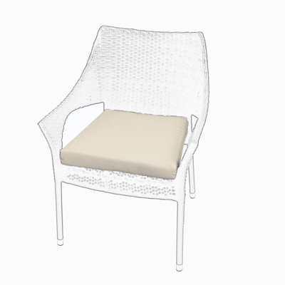 Kisha Sunbrella Outdoor Dining Chair Cushion