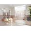 Stellar 71.25 in. W x 58.25 in. H Frameless 3 Panel Inline Hinge Bathtub Door-219898753