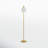 Jacobson Arched Ribbed Glass Floor Lamp-1119333173