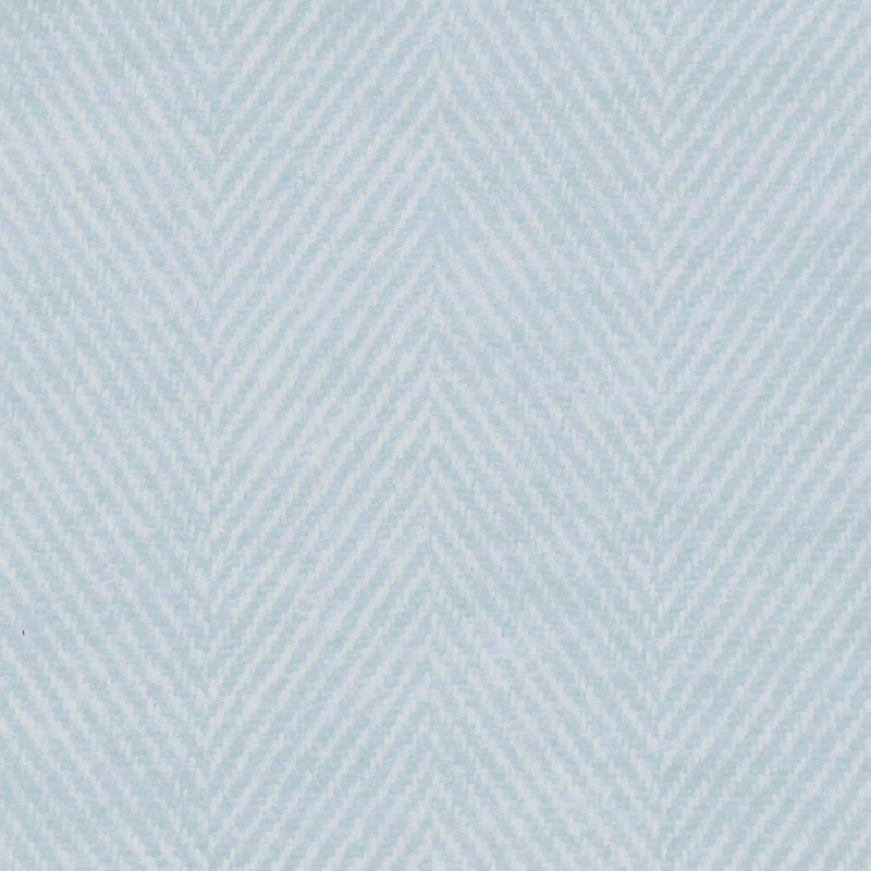 Italian Herringbone Throw Blanket, Baby Blue