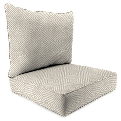 24" x 47" Outdoor Deep Seat Chair Cushion with Welt