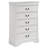 Daleyza 5-drawer Bedroom Chest White-1347973985