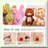 830pcs Plastic Round Flatback Buttons 3mm-16mm