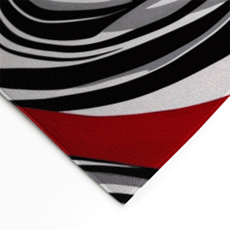 Fiery Whirl Indoor And Outdoor Area Rug, Rectangle 8' x 10'