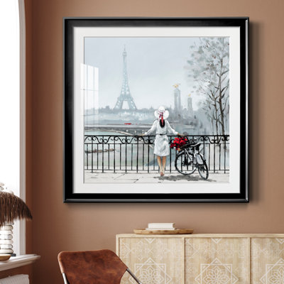 Dame à Paris - Cadre photo
