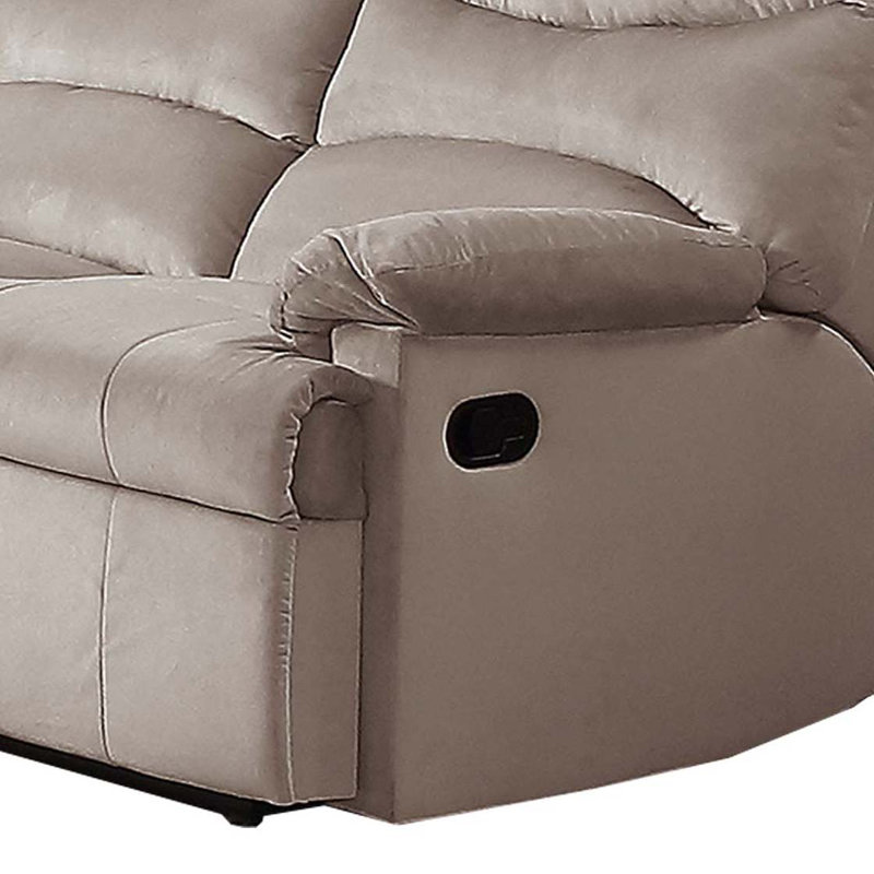 Causeuse inclinable manuelle, Brun