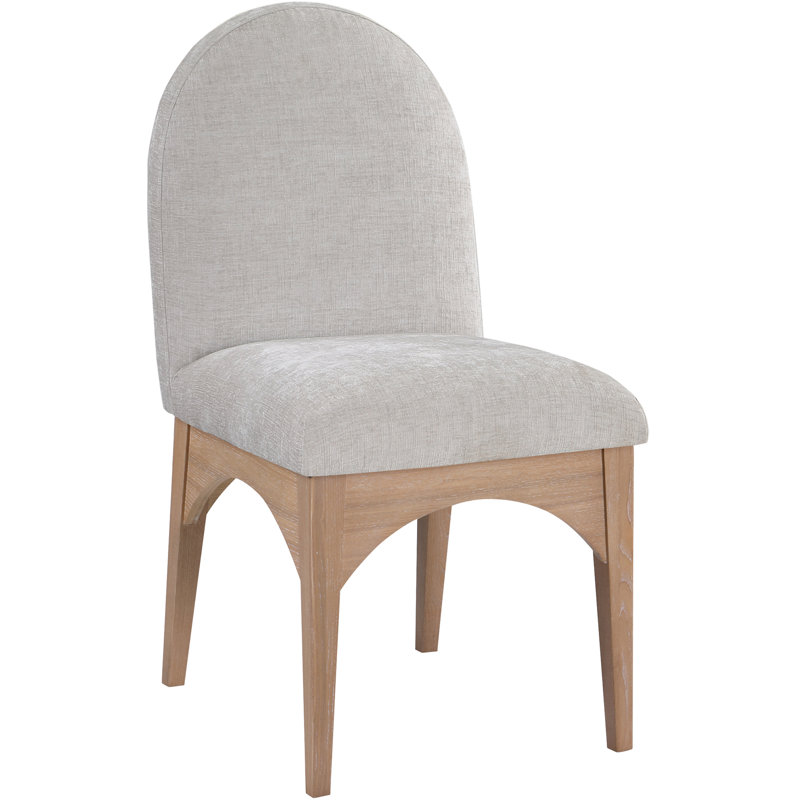 Waldorf 19.75'' H Upholstered Side Chair, Natural, Gray