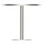 Table bistro ronde de 31,5 pouces avec plateau en faux marbre et plateau en métal robuste, facile à assembler, diamètre de la structure en métal robuste-1938207532-1938207506