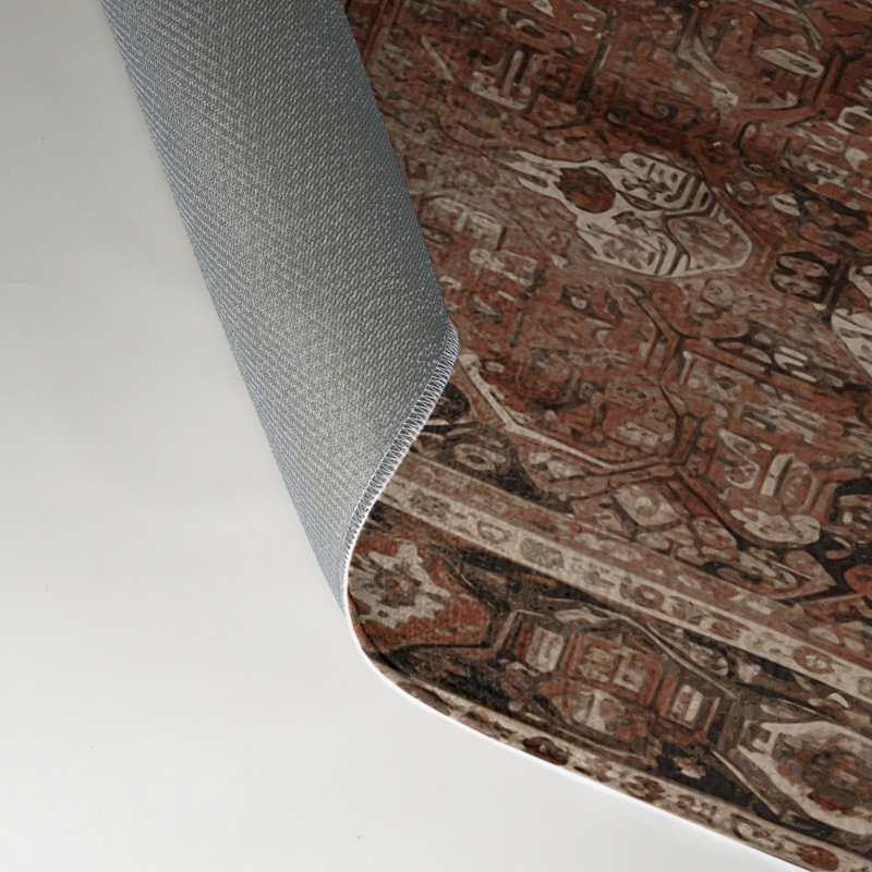 Tapis turc intérieur et extérieur brun, Rectangle 9 pi x 12 pi