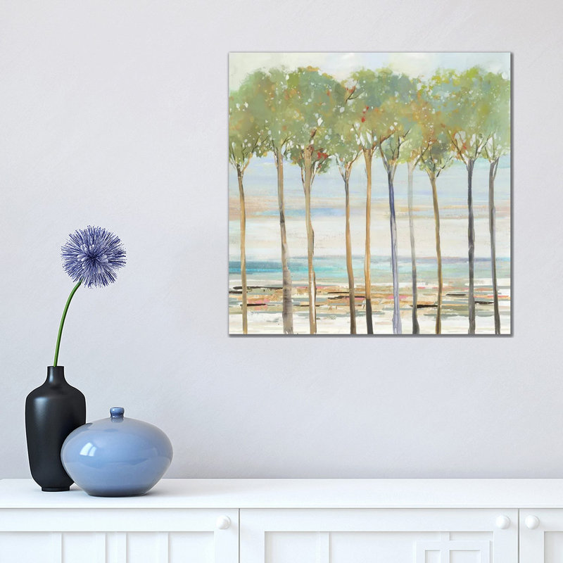 Tall Serenity by Allison Pearce - Wrapped Canvas Painting, 45.72 cm H x 45.72 cm W x 1.91 cm D