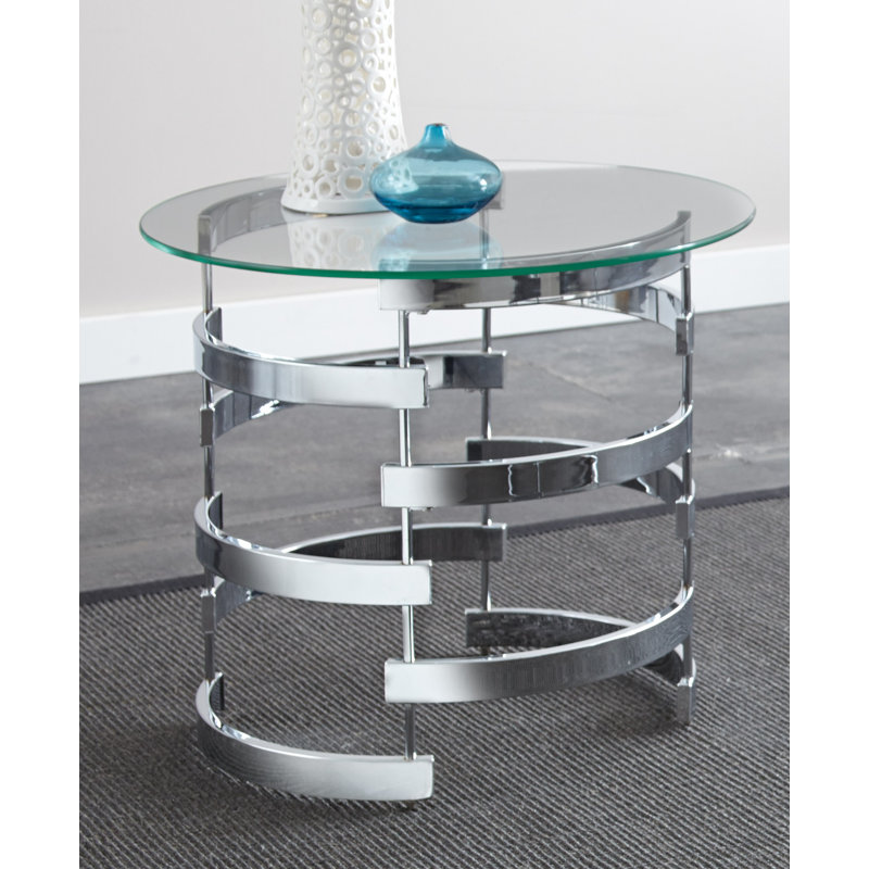 Table de bout en verre Telly