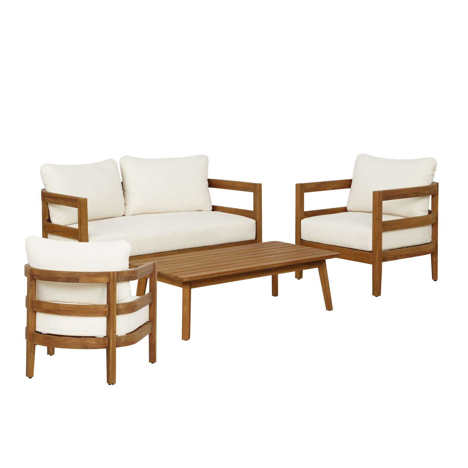 Dakota 2 - Piece Outdoor Seating Group with Cushions