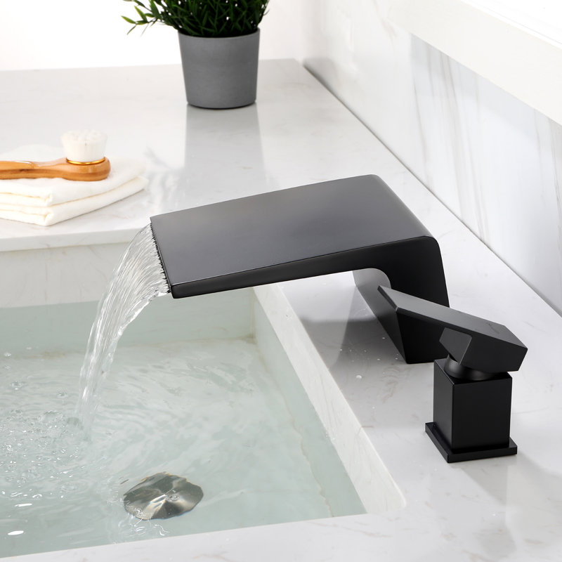 Widespread Single-handle Bathroom Faucet, 30 cm H x 20 cm W