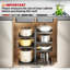 Metal Rectangle Countertop / Cabinet Pot Rack