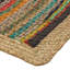 Tapis tissé réversible tissé à la main multicolore-153277923