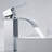 Vanity Bathroom Basin Faucet - Handle, 1 Hole Contemporary Sink Deck-Mounted