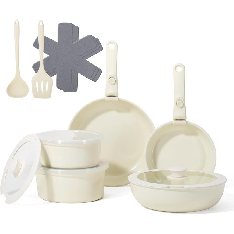 Batterie de cuisine de 16 pièces