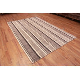 Nazmiyal Collection Modern Room Size Striped Contemporary Area Rug