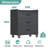 29.5" Wide Removable Tool Cabinet with Three Drawers, Black