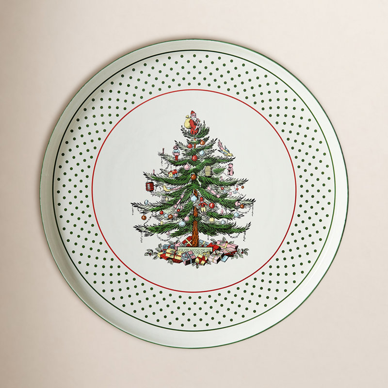 Polka Dot Lazy Susan, 13"