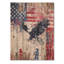 Patriotisme, aigle et drapeau américain, paysage I-175188936