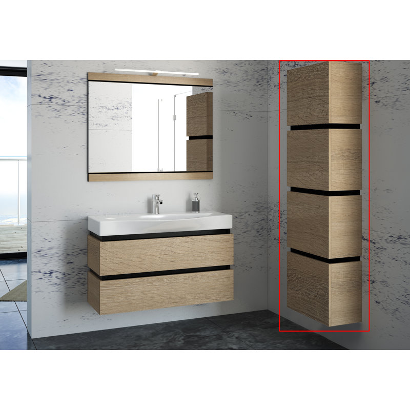 Turner Linen Cabinet, Oak Bardolino Grey