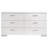 August Glossy White 6-Piece Panel Bedroom Set